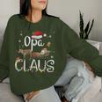 Grandpa Claus Grandma Santa Claus Pyjamas Christmas Grandpa Sweatshirt Frauen Geschenke für Sie