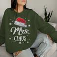 Mrs Mama Santa Claus Christmas Santa Hat Mum Sweatshirt Frauen Geschenke für Sie