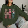 Nutcracker Christmas 2024 Xmas Pajamas Matching Women Women Sweatshirt Gifts for Her