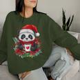 Panda Christmas Children Christmas Panda Sweatshirt Frauen Geschenke für Sie