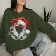 Santa Hat Santa Mama Grandma Girls Christmas Sweatshirt Frauen Geschenke für Sie