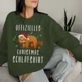 Sloth Christmas Pyjamas Sleep Sweatshirt Frauen Geschenke für Sie