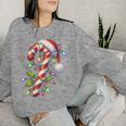 Candy Cane Crew Christmas Light Family Xmas Santa Boys Girls Women Sweatshirt Gifts for Her Candy Cane Crew Christmas Light Family Xmas Santa Boys Girls Women Sweatshirt Gifts for Her