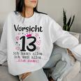 13Th Birthday Girl -Orsicht 13 Years Nager Sweatshirt Frauen Geschenke für Sie