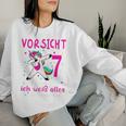 7Th Birthday Girl -Orsicht 7 Jahre Ich Kann Alles Sweatshirt Frauen Geschenke für Sie