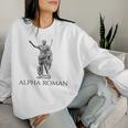 Augusto César Alfa Romano Historia De La Antigua Roma Spqr Sudadera Mujer Regalos para ella