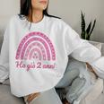 Bambino 2° Compleanno Ragazza Bambina Bimba Arcobaleno Ho Già 2 Anni Women Sweatshirt Regalos para ella