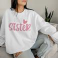 Bambino Promosso A Big Sister 2024 Women Sweatshirt Regalos para ella