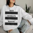 Beer Schnaps Sweatshirt Frauen Geschenke für Sie