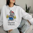 Benjamin Bierchen 2Nd Bier Digga Beer Am Pm Beer Elephant Fun Sweatshirt Frauen Geschenke für Sie