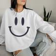 Cara Sonriente Emoticono Sonrisa Feliz Hombre Niños Sudadera Mujer Regalos para ella