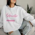 Children's Big Sister Loading 2025 I Will Große Schwester 2025 Sweatshirt Frauen Geschenke für Sie