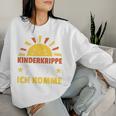 Children's Nurseries 2024 Ich Komme Sonnen Sweatshirt Frauen Geschenke für Sie