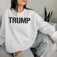 Estilo Militar De Plantilla Donald Trump 2024 Sudadera Mujer Regalos para ella