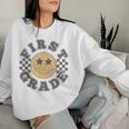 First Grade Teacher First Day Of 1St Grade Back To School Women Sweatshirt Gifts for Her