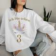 Girls' Kinder Ich Bin Schon 3 Sweatshirt Frauen Geschenke für Sie