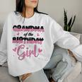 Grandma Of The Birthday Girl Family Matching Party Women Sweatshirt Gifts for Her