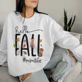 Hello Fall Mimi Life Cute Halloween Autumn Grandma Women Sweatshirt Gifts for Her