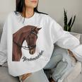 Horse Girl Horse Riding Rider Girls Ladies Women's Sweatshirt Frauen Geschenke für Sie