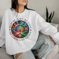 Nature Is My Religion The Earth Is My Church Mandala Tree Women Sweatshirt Gifts for Her