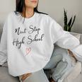 Next Stop Liceo Scuola Media Diploma 8 ° Grado Women Sweatshirt Regalos para ella