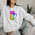 Oh Beer I'm Queer Lgbt Beer Csd Rainbow Gay Lesbian Pride Women Sweatshirt Gifts for Her