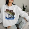 Pêche Poisson Bar Hommes S Et Enfants Pêcheur Sweat-shirt pour femme Cadeaux pour elle