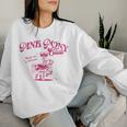 Pony And Heels Lover Pink Girls Clubs Disco Birthday Cowgirl Women Sweatshirt Gifts for Her