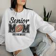 Retro Senior Football Mom Class Of 2025 Scuola Di Laurea Women Sweatshirt Regalos para ella