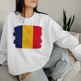 Romania Flag Women's Romania Sweatshirt Frauen Geschenke für Sie