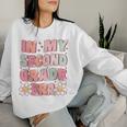 In My Second Grade Era Cute Groovy 2Nd Grade Back To School Women Sweatshirt Gifts for Her