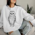 Snowy Owleil Owl Snow Owl Women's Sweatshirt Frauen Geschenke für Sie