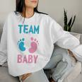 Team Baby Gender Reveal Boy Or Girl Sweatshirt Frauen Geschenke für Sie