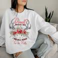 Women's Dirndl Brauch I Ned I Hob Holzor Hütte Wiesn Costume Sweatshirt Frauen Geschenke für Sie