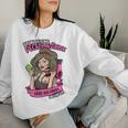 Women's Hairdresser Saying Pechsträhne Haar Hairdryer Sweatshirt Frauen Geschenke für Sie