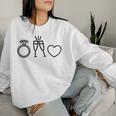 Women's Stag Party Women's Team Bride Hen Party Outfit Sweatshirt Frauen Geschenke für Sie