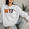 Wtf Wine Turkey Family Thanksgiving Wine Women Women Sweatshirt Gifts for Her