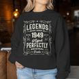 1949 75 ° Compleanno Regali 75 Anni Uomini Donne Women Sweatshirt Regalos divertidos