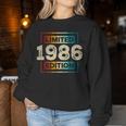 38 Cumpleaños Hombres 38 Años Retro Es Nacidos En 1986 Sudadera Mujer Regalos divertidos