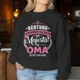 Achtung Ihre Majestät Die Oma Sweatshirt Frauen Lustige Geschenke