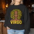 Afro Black Woman Birthday Queen Zodiac Virgo Queen Women Sweatshirt Personalized Gifts