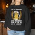 Alles Wird Gut Beer Sauf Trink Saying Sweatshirt Frauen Lustige Geschenke