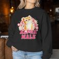 Alpha Male Cat Kitten For Women Sweatshirt Frauen Lustige Geschenke