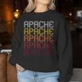 Apache Ok Intage Style Oklahoma Sweatshirt Frauen Lustige Geschenke