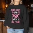 Après Ski Girls On Tour Winter Sport Skier Women's Sweatshirt Frauen Lustige Geschenke