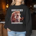 Ausser Betrieb X Geduldsfaden Gerissen Squirrel Coffee Sweatshirt Frauen Lustige Geschenke