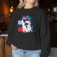 Awesome Dalmatian Dogs Tattoo Shop Dog Mom Dog Dad Women Sweatshirt Unique Gifts