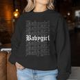 Babygirl E-Girl Sweatshirt Frauen Lustige Geschenke