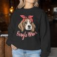 Beagle Mom Dog Beagle Sweatshirt Frauen Lustige Geschenke