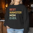Best Hamster Mom Ever Criceti Pet Roditore Madre Women Sweatshirt Regalos divertidos